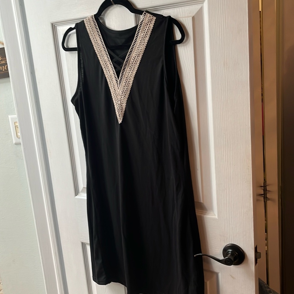 NWT Cupshe short black sleeveless dress